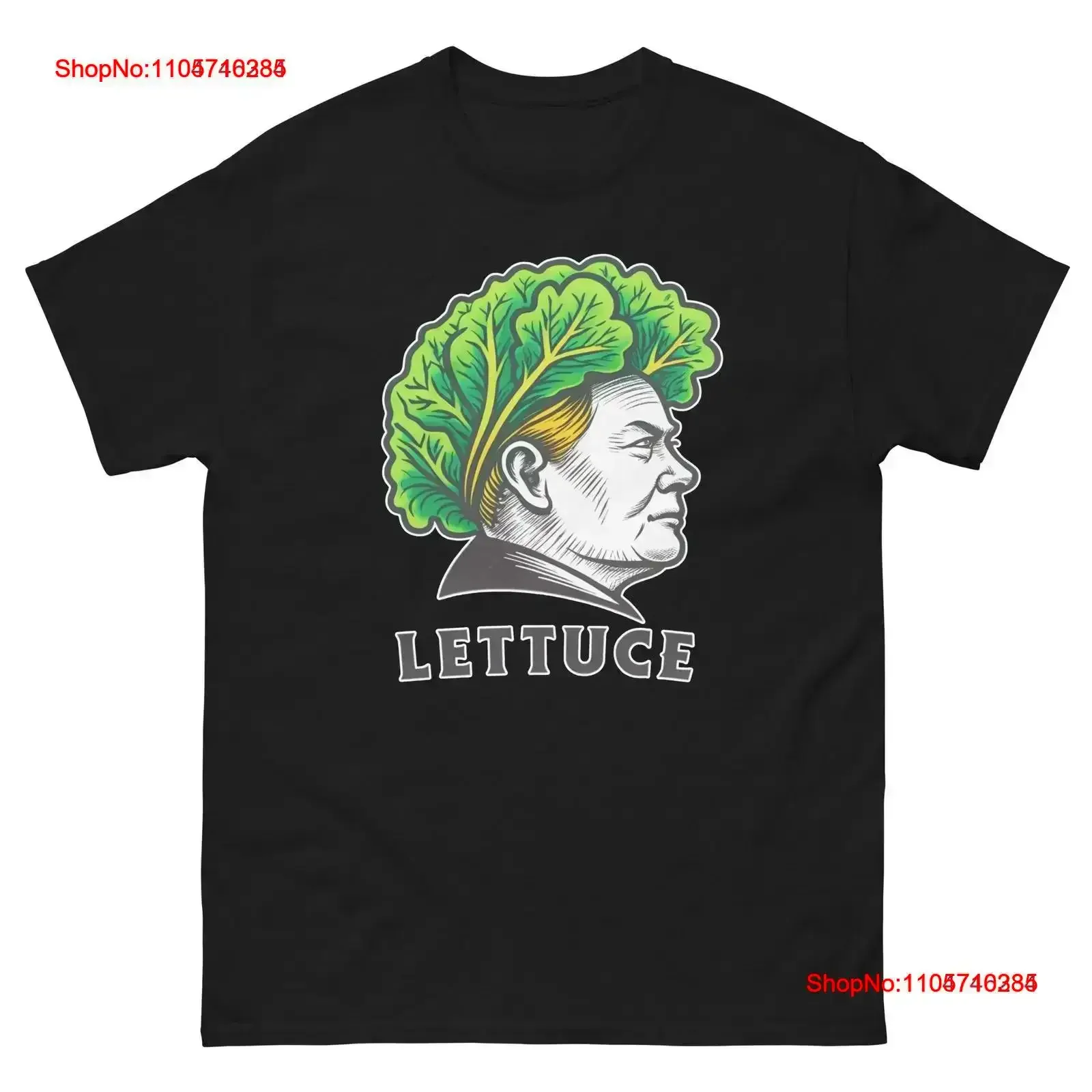 Lettuce Fruits Vegetables Fresh Food Groceries T Shirt vintage Washed Casual Comfortable Top For Everyday Wear graphic vintage