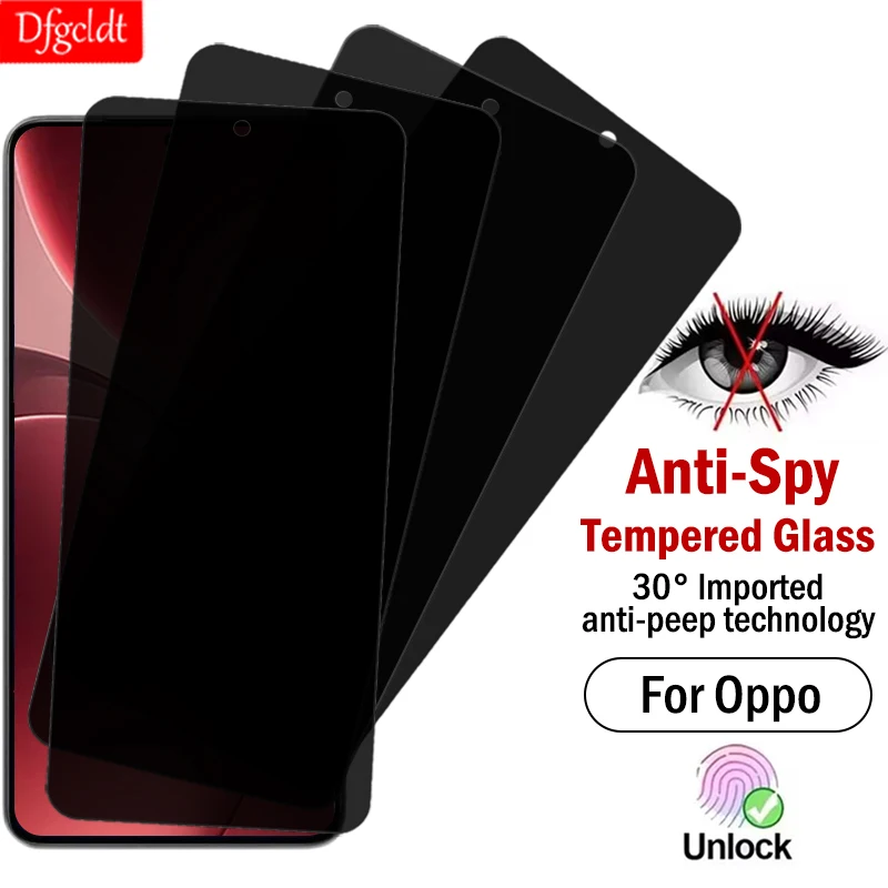 

1-4 шт., закаленное стекло с полным покрытием для защиты конфиденциальности для Oppo Find X9 Pro X9 X8 Ultra 5G, защитные пленки для экрана с защитой от шпионажа