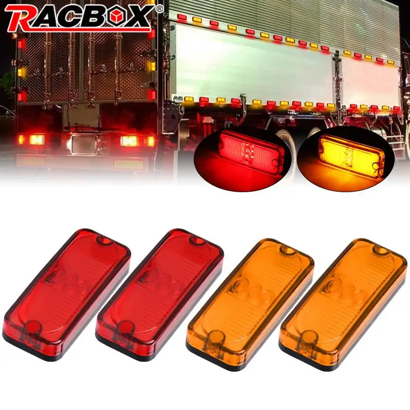 LED Side Marker Light Rear Stop Brake Lamp Turn Signal Light Reversing Warning Lamp For Car Truck Trailer Lorry Pickup 12V 24V 