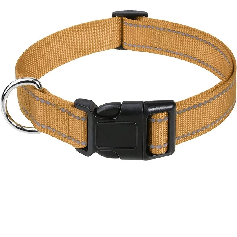 Reflective Nylon Dog Collar For Small Medium And Large Dogs_voghion.com