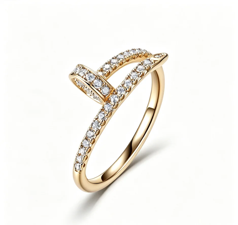 S925 Sterling Silver Cross Twisted Moissanite Ring 0.5CT D Color Stackable Band Ring 18K Gold Plated Women Wedding Jewelry