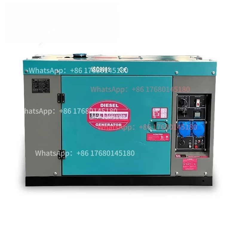 Household power emergency 5kw 8kw 10kw 10kva power plant portable silent diesel generator