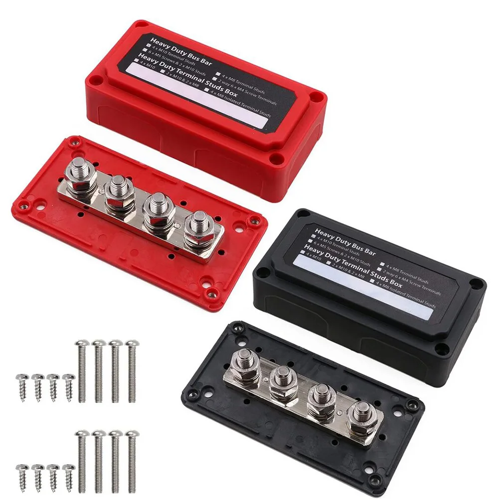 

Modular Distribution 300A Busbar Battery Management 138 X 69 X 44.5mm 300A Busbar For RV Solar Flexible Adaptation