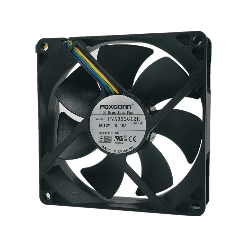 New CPU Cooling Fan For Foxconn PVA092G12H DC12V 0.40A PWM Temperature Controlled Large Air Volume Fan