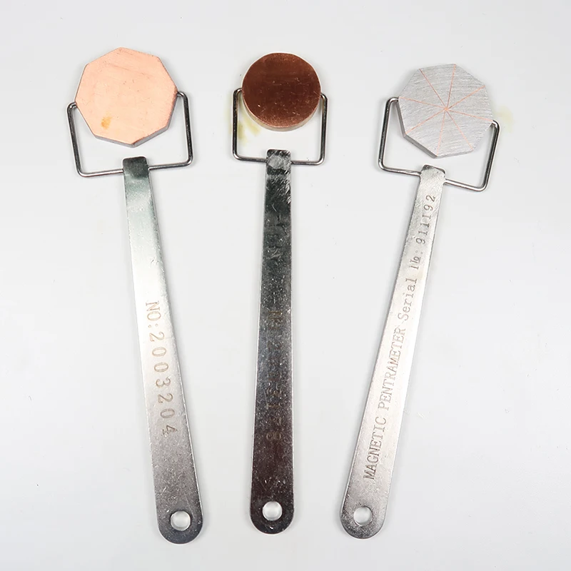 2026 New In stockNew PIE Gauge Magnetic Pie Indicator / Pie Shaped Magnetic Particle Field Indicator Set with with the test Cert