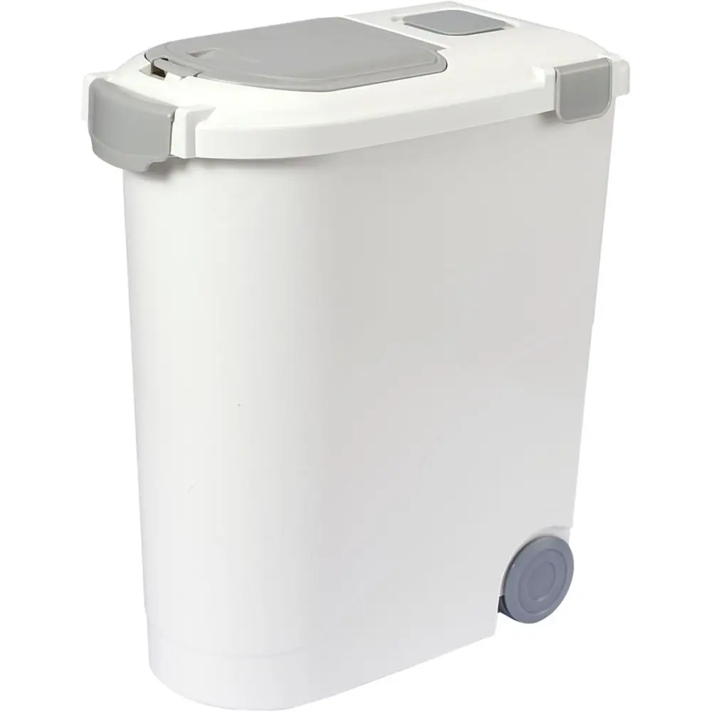 

Контейнер для хранения корма для животных, до 30 фунтов/36 кварт, легкий доступ, легкий вес, сохраняет свежесть корма