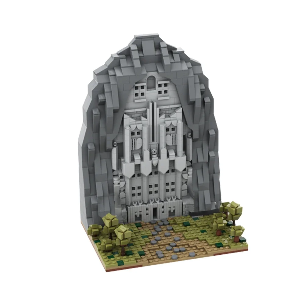 ゴブリックス MOC ビルディングブロック ミニ エレボラー テクノロジーブリック ホビター映画 ストリートビュー 城 組み立て済み建築模型玩具