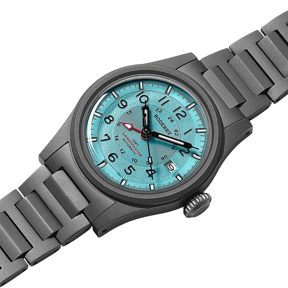Boderry LANDMASTER GMT Titan A – Field Watch Titanium 100M Sapphire Bewertung und Preis