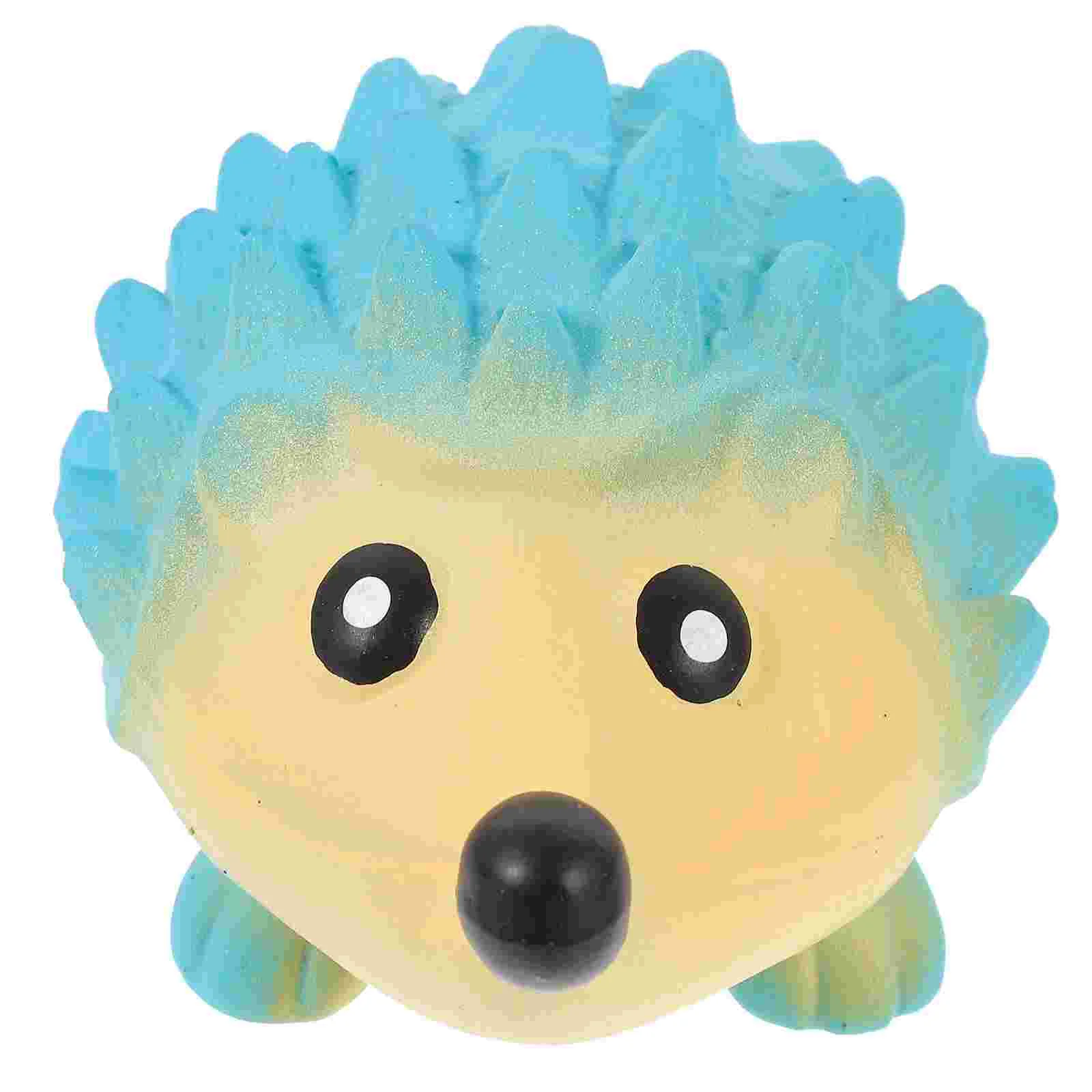 Pet Latex Toys Kids Squeaky Interactive Dog Hedgehog Animals Playthings Emulsion Child