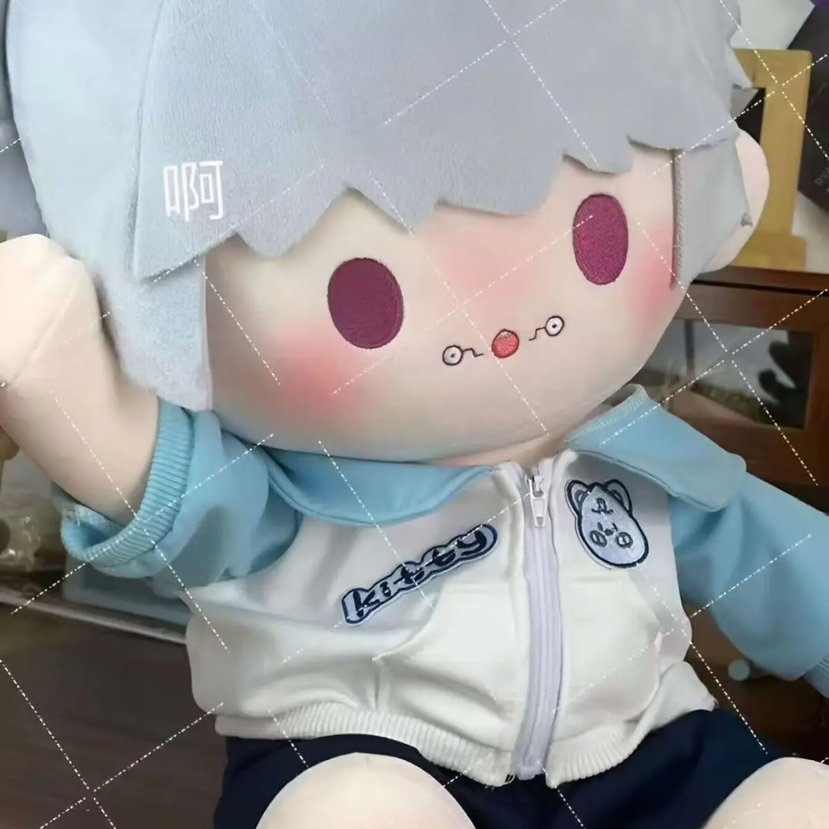 40Cm Japan Anime Jujutsu Kaisen Sitting Posture Plush Doll Bed Decoration Accompanied By Toy DIY Dress Up Friend's Birthday Gift