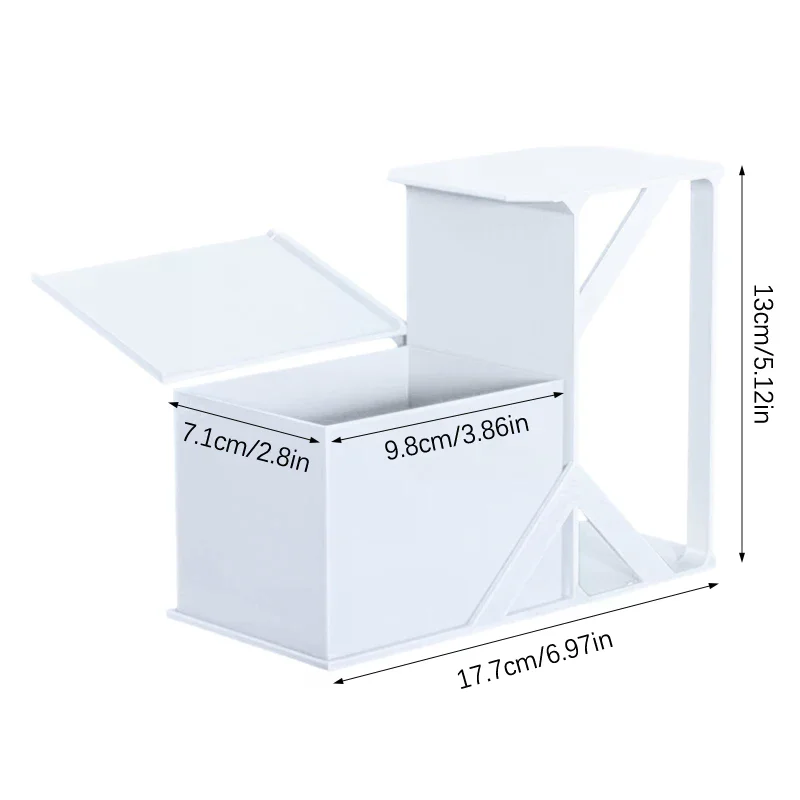 Gathering Card Scanner Stand Phone Holder Box Cards Plastic Organizer Easy Scanning Price Checking Universal No Fall Stable view 5