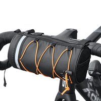 Bicycle Front Tube Bag Waterproof Large Capacity Handlebar Bag Portable Multifunctional Shoulder Bike Bag