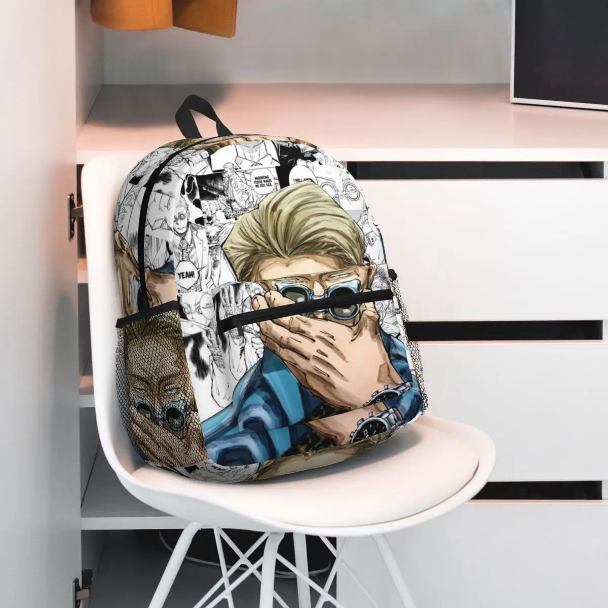Nanami Kento Anime Gojo Satoru JJK Nanamin Backpack Student BookBag Children School Bag Computer Shoulder Bags for Men Women
