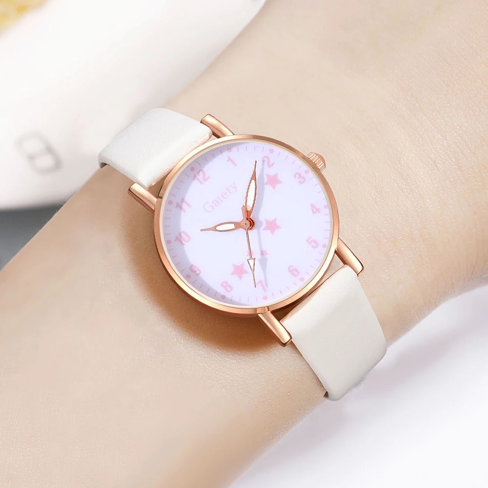 1PCS GAIETY Minimalist Style Dial Watch For Couples Casual Fashion Quartz Watch Is The Perfect Gift For Her