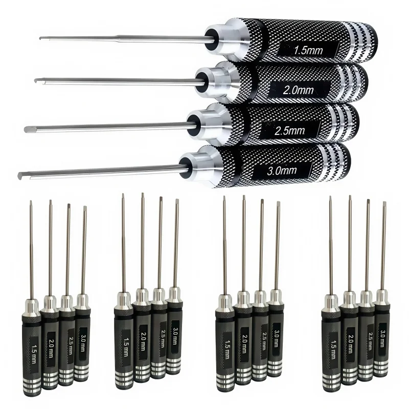 

Model plane inner hexagon screwdriver set super hard special RC model plane model multi-function maintenance tool 1.5/2/2.5/3mm