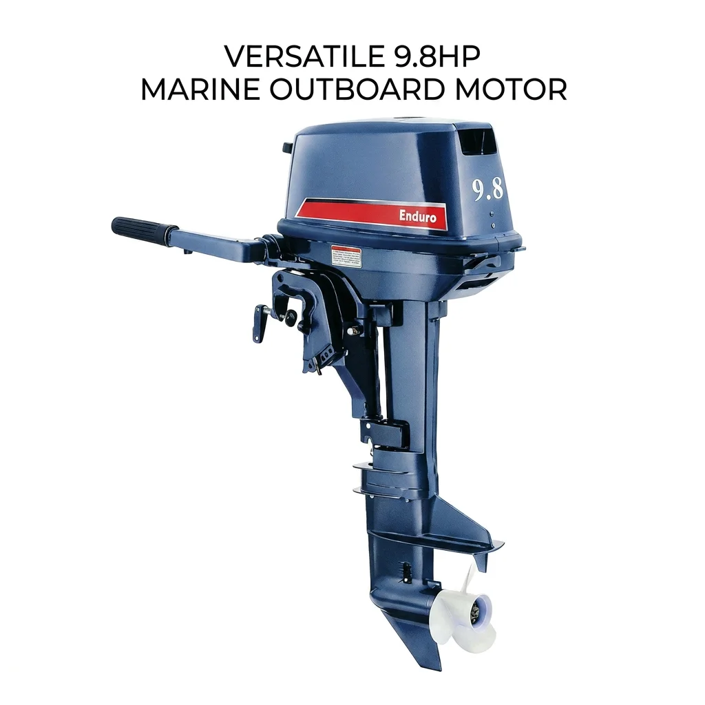 Premium Build 9.8 HP 2 Stroke Boat Engine Manual Tiller Control Rugged Design  Marine Motor Workboat Lifeboat Sale