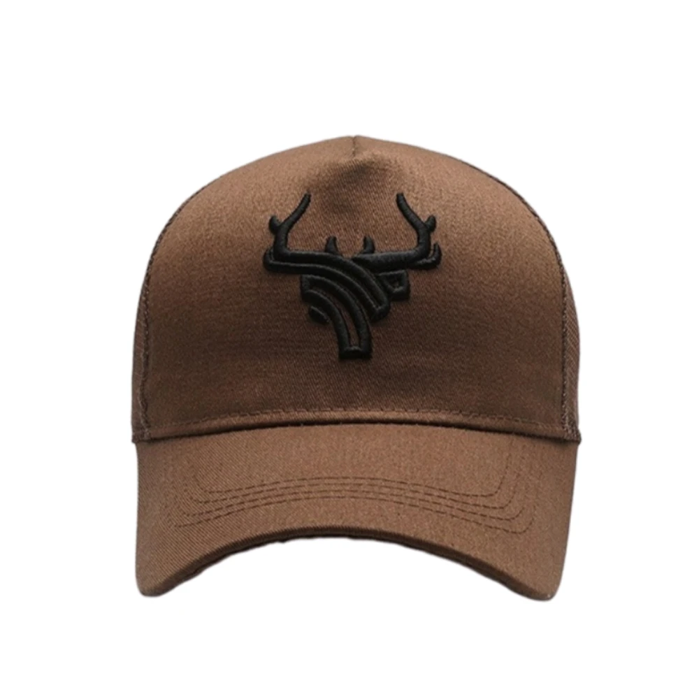 Unisex-Baseballkappen mit Tiergeweih-Stickerei, für Frühling und Sommer, für den Außenbereich, verstellbare Freizeithüte, Sonnenschutzhut – Detail 4