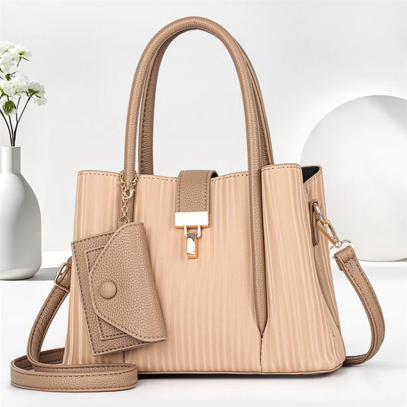 

Популярная классическая элегантная женская сумка через плечо - сумка-мессенджер из натуральной кожи для модных женщин