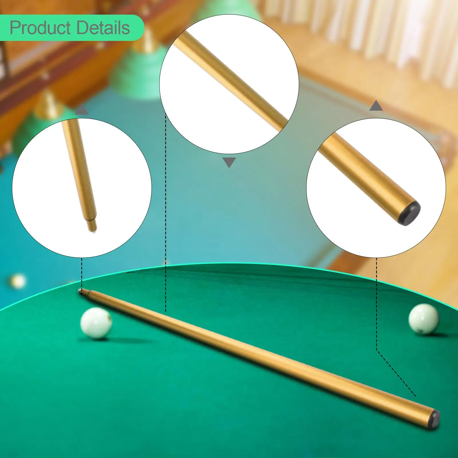 عصا جسر البلياردو، إكسسوارات البلياردو المزخرفة، عصا جسر البلياردو البديلة لعشاق المنزل #2