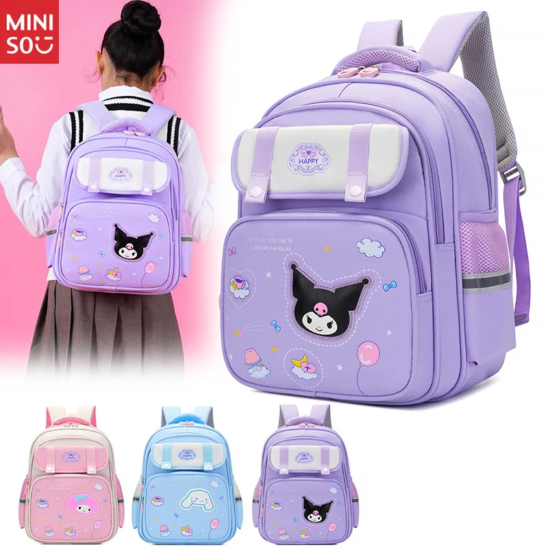 

Miniso Kuromi Ergonomic Backpack | Kids Posture School Bag, Lightweight Travel Pack
