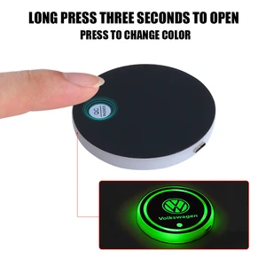 الوقايات المضيئة للسيارة ، حصيرة كأس الماء ، قوس ، التصميم التلقائي لشركة فولكس فاجن GTI ، جيتا ، جولف ، خنفساء ، CC ، EOS ، R32 ، MK4 ، جولف 4 موشن ، MTM ، 2 قطعة لكل مجموعة أفضل 8 حصيرة لحامل الكأس جيتا للمبيعات - رقم 2