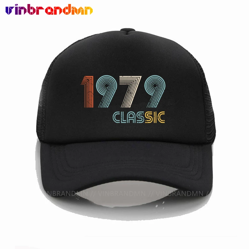 2022 Fashion Summer Baseball Cap Breathable Mesh Vintage 1979 Cap Hip Hop Trucker Cap Men Best Father\'s Day Gifts Cap