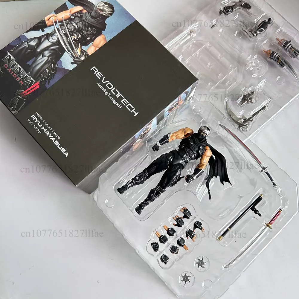 2025 KAIYODO Revoltech 1/12 مذهلة ياماغوتشي ريو هايابوسا نينجا جايدن عمل الشكل البلاستيكية نموذج اللعب المشتركة المنقولة غرفة ديكور