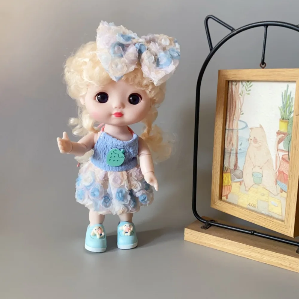 

Multiple Styles 1/6 BJD 23cm Doll 1/6 BJD Skirt DIY Handmade Doll'S Overall Replace 30cm Doll Clothes Kids Gift