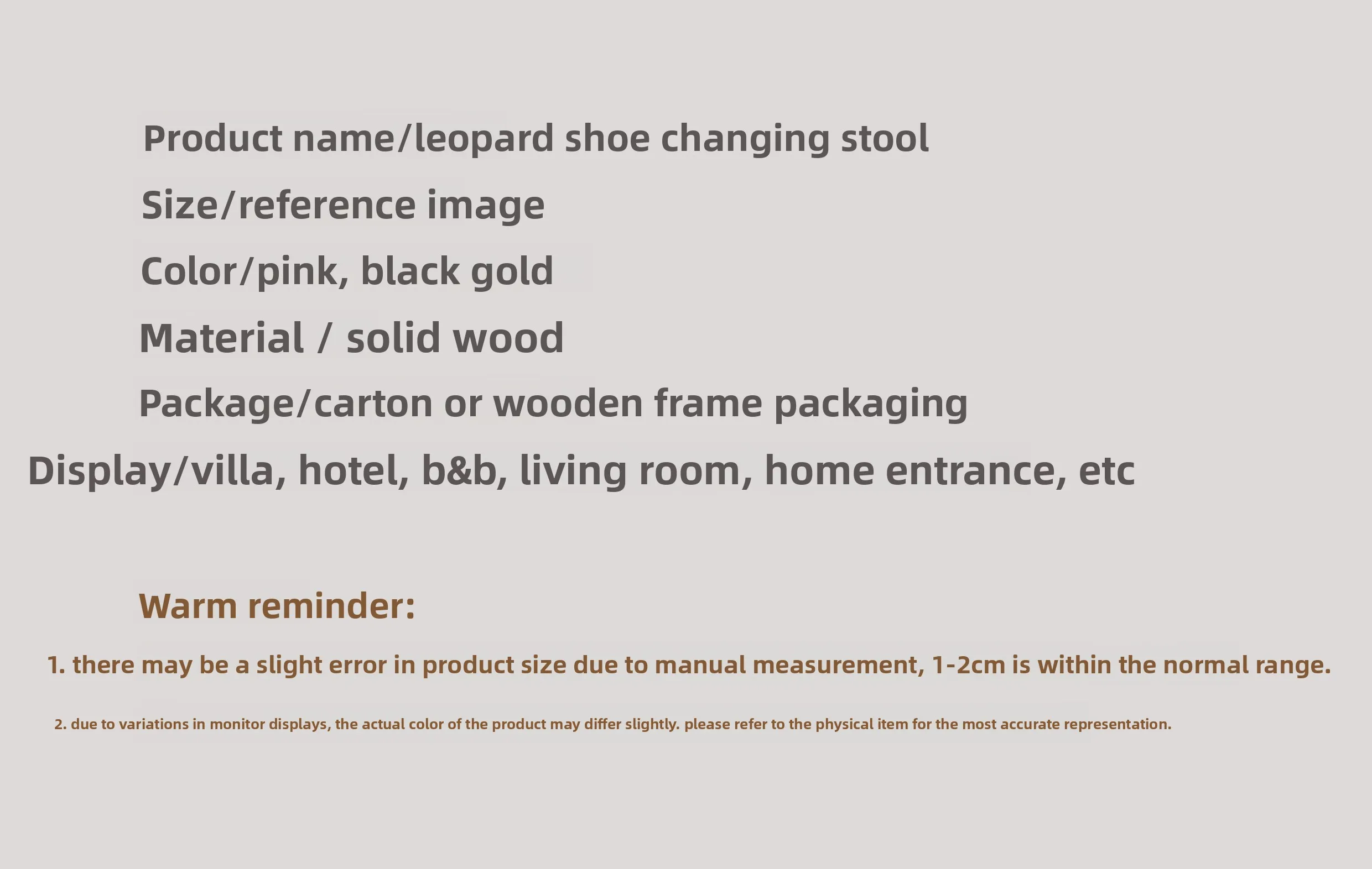 مقعد تغيير الأحذية على شكل النمر الوردي من الدوبامين، مقعد منزلي إبداعي من الخشب الصلب لتزيين مقعد بجانب السرير #6