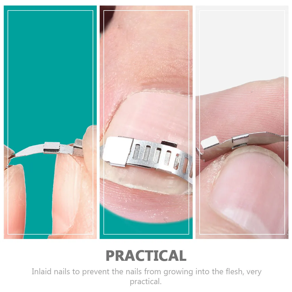 

1 Set Nail Tools Curved Corrector Ingrown Toenail Brace Toenail Care Kit Pedicure Correction Accessory Nail Inlay