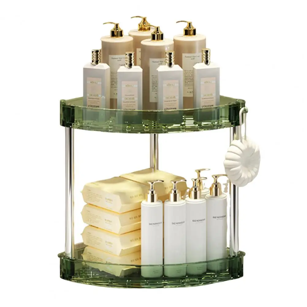 Perfume Tray Organizer 3 Tier Corner Bathroom Counter Organizer with Capacity for Makeup Perfume Storage 90 Degree Design Tray