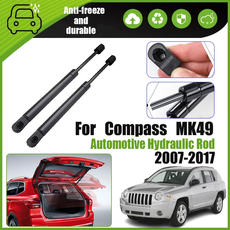 

Cars Hydraulic Rods For Jeep Compass 2007-2017 MK49 Car Tailgate Gas Lift Supports Strut Prop Rod Shock Damper Auto Accessories