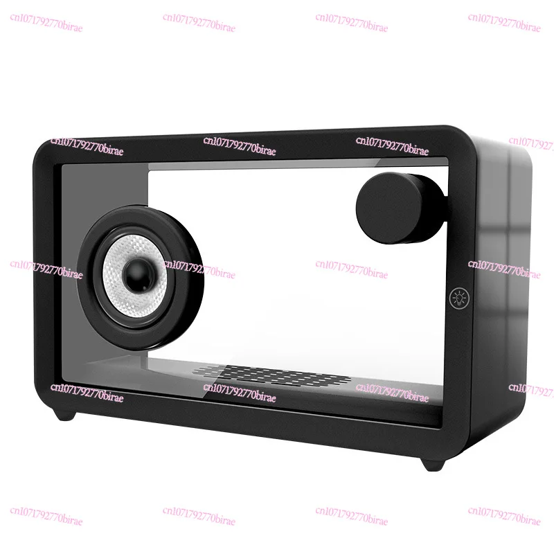 

New Simple and Transparent Bluetooth Speaker with Ambient Light Portable Speaker Colorful Creative Audio Gift