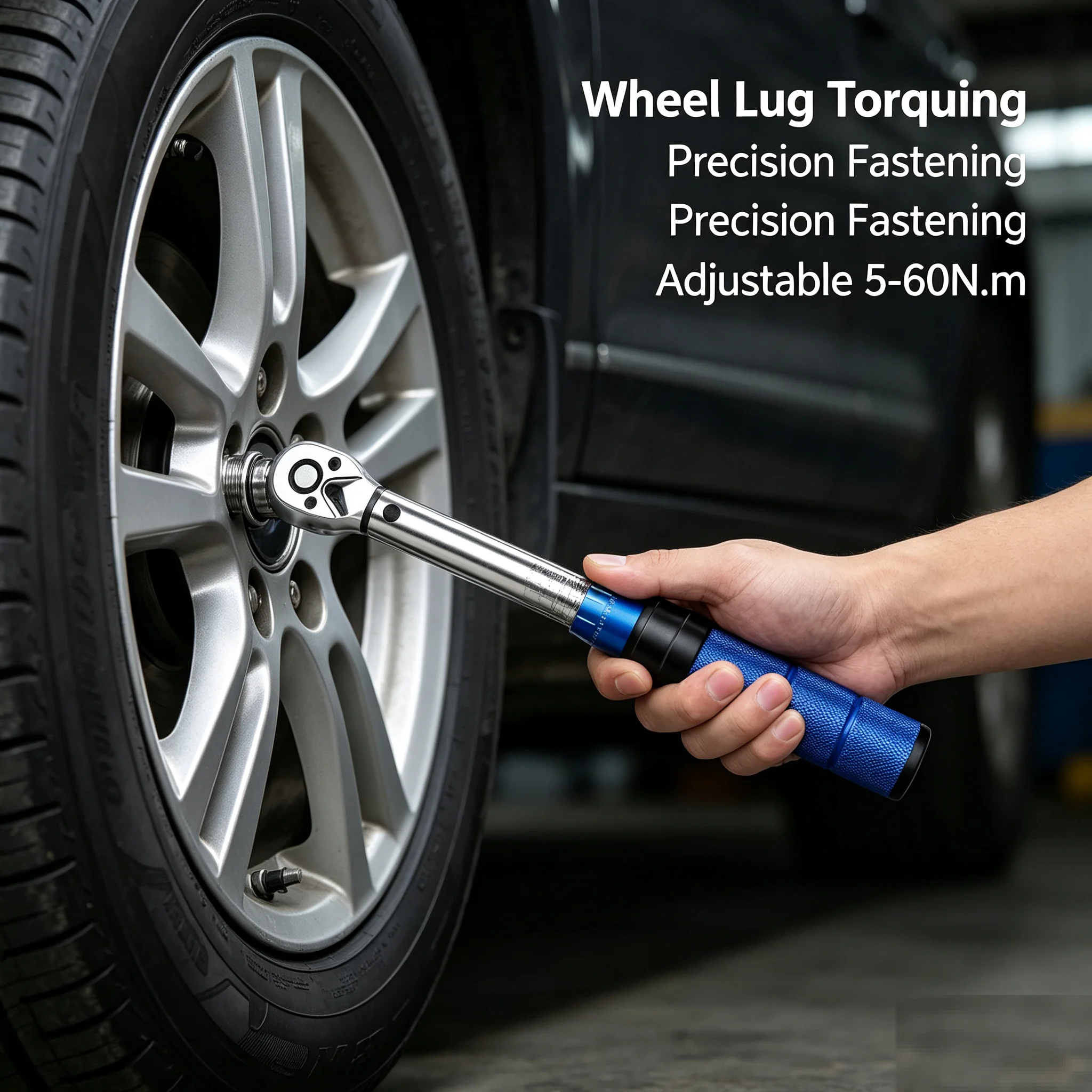 HTMCK High Precision Torque Wrench 3/8" Square Drive Professional Torque Key Bicycle Automotive Maintenance Tools view 4