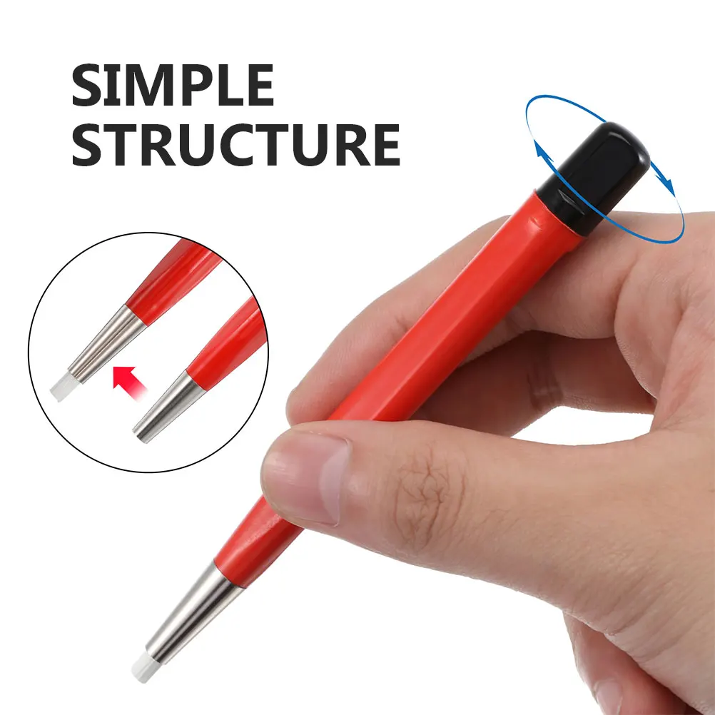 

2pcs Blue Red Cleaning Processing Pens for Watch Coin Jewelry with Plastic Handle for Precise Cleaning Sanding Work