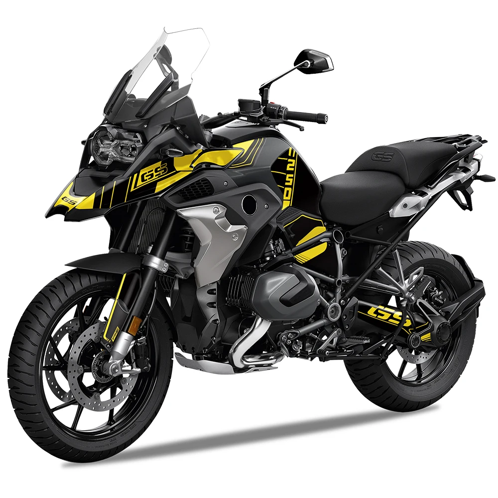 Motorcycle Graphics Sticker Body Change Color Film Full Fairing Protector Decals Kit For R1250GS 2019-2022 40 Years Triple Black