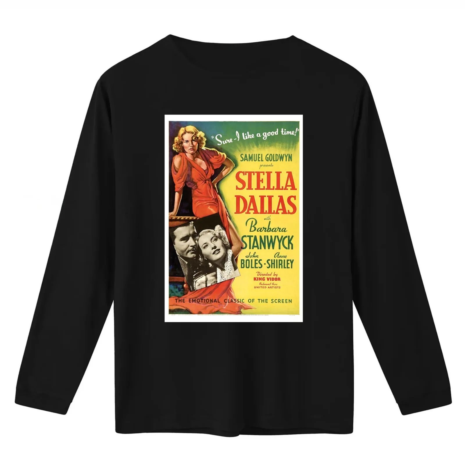 Stella Dallas King Vidor T-Shirt Summer Casual Cotton Tee Oversized Streetwear Tops Vintage Graphic Print Unisex Men Women