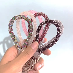 Fashion Accessories Crystal PU Keychain For Women Men Gift Car Key Chain Bag Pendant Candy Colors Keyring Girls Jewelry