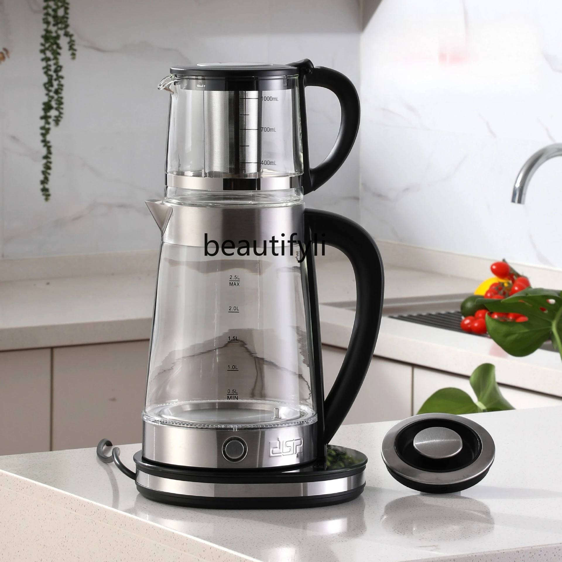 Бытовой двухслойный электрический чайник, турецкий горшок для матери и ребенка, чайник