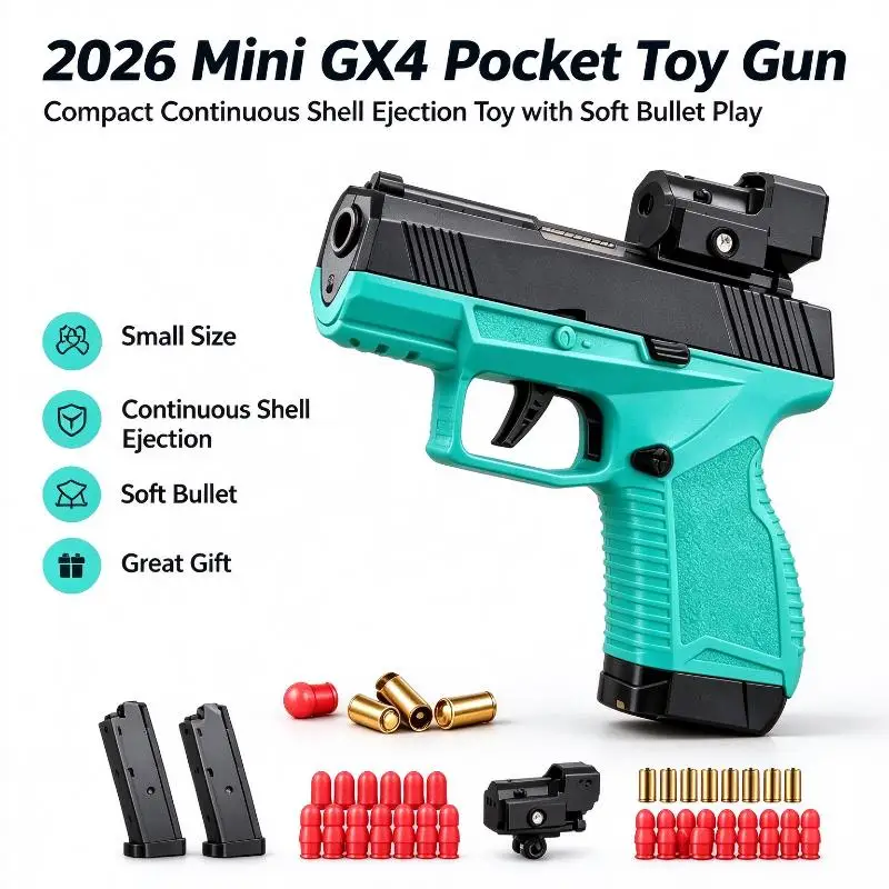 Macaron Shell Eject Blowback Pocket Style GX4 Play Set As Holiday Surprise Present
