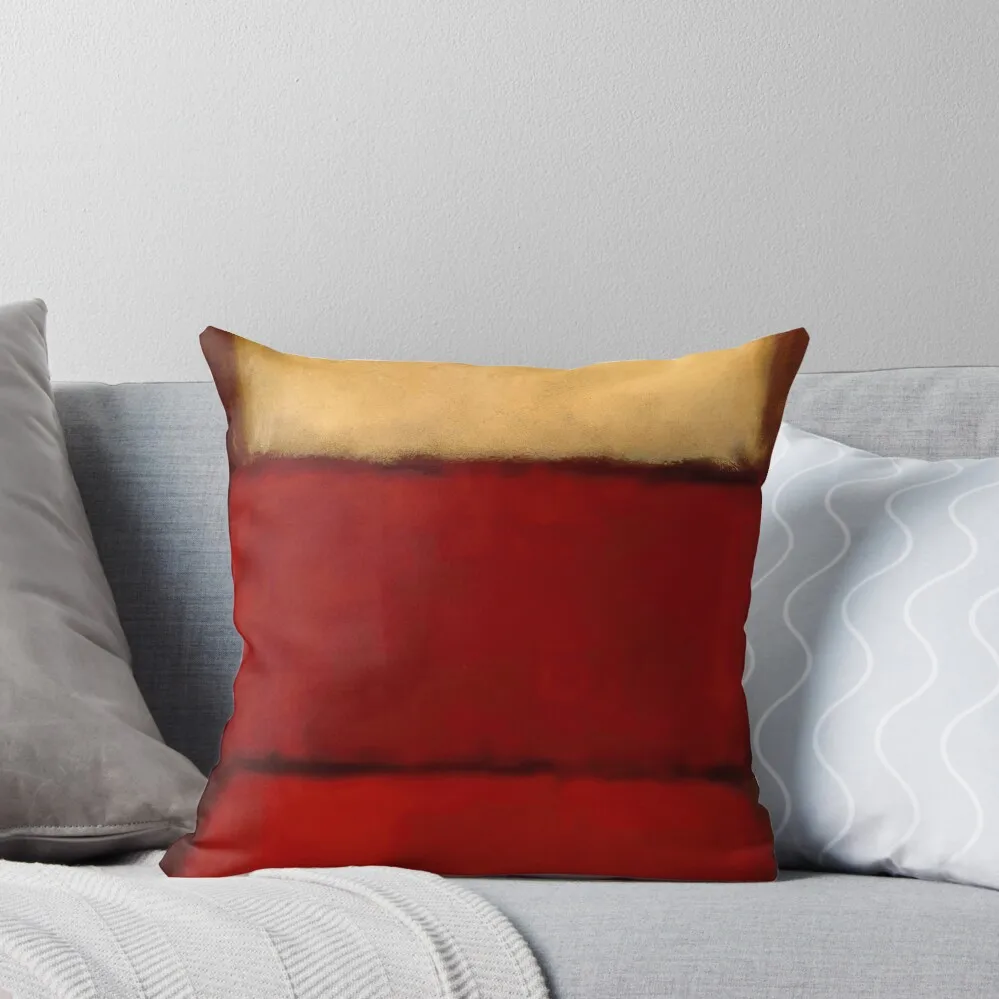 

Red 1964 - Mark Rothko Throw Pillow Cushion Cover For Sofa Couch Pillows covers for pillows ornamental pillows pillow