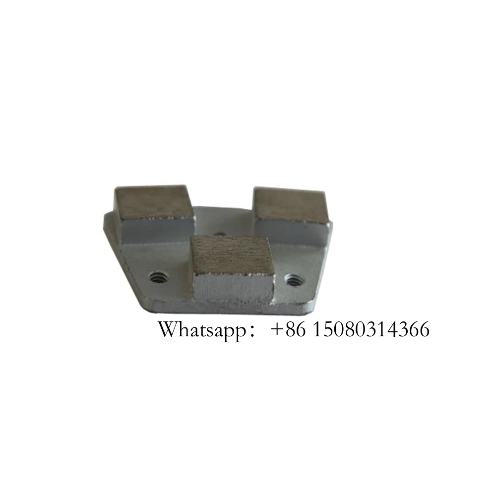ASL Blastrac Metal Pads Of Concrete Epoxy Floor Grinding Tools Three M6 Thread Holes Diamond Wheel For 9PCS