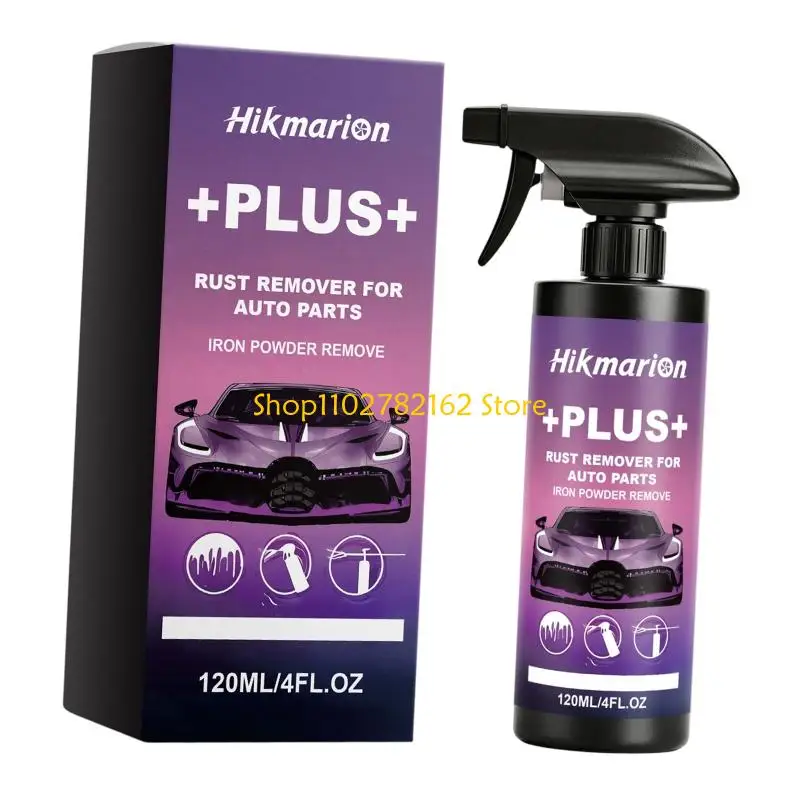 547B Vehicle Rust Dissolving Liquid Fast Acting Rust Remover Iron Powder Remover Sprayer For Long Lasting