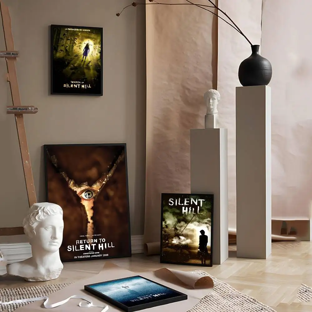 Hot Classic Silent Hill 3 Game anime Anime Posters Sticky HD Quality Wall Art Retro Posters for Home Kawaii Room Decor