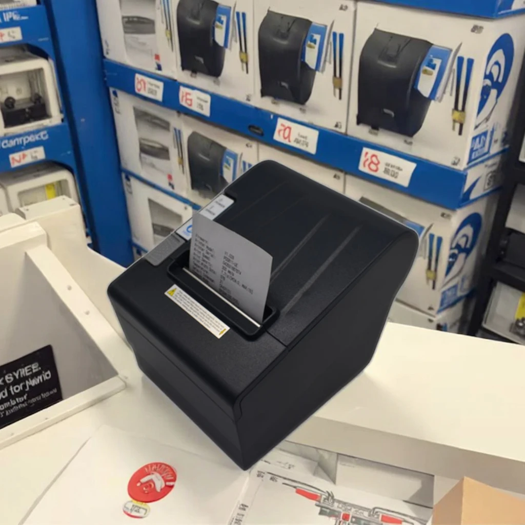 80mm Desktop Pos Printer POS811 Optional Wireless Bluetooth WiFi Thermal Receipt Printer with Auto Cutter and Cash Drawer Port