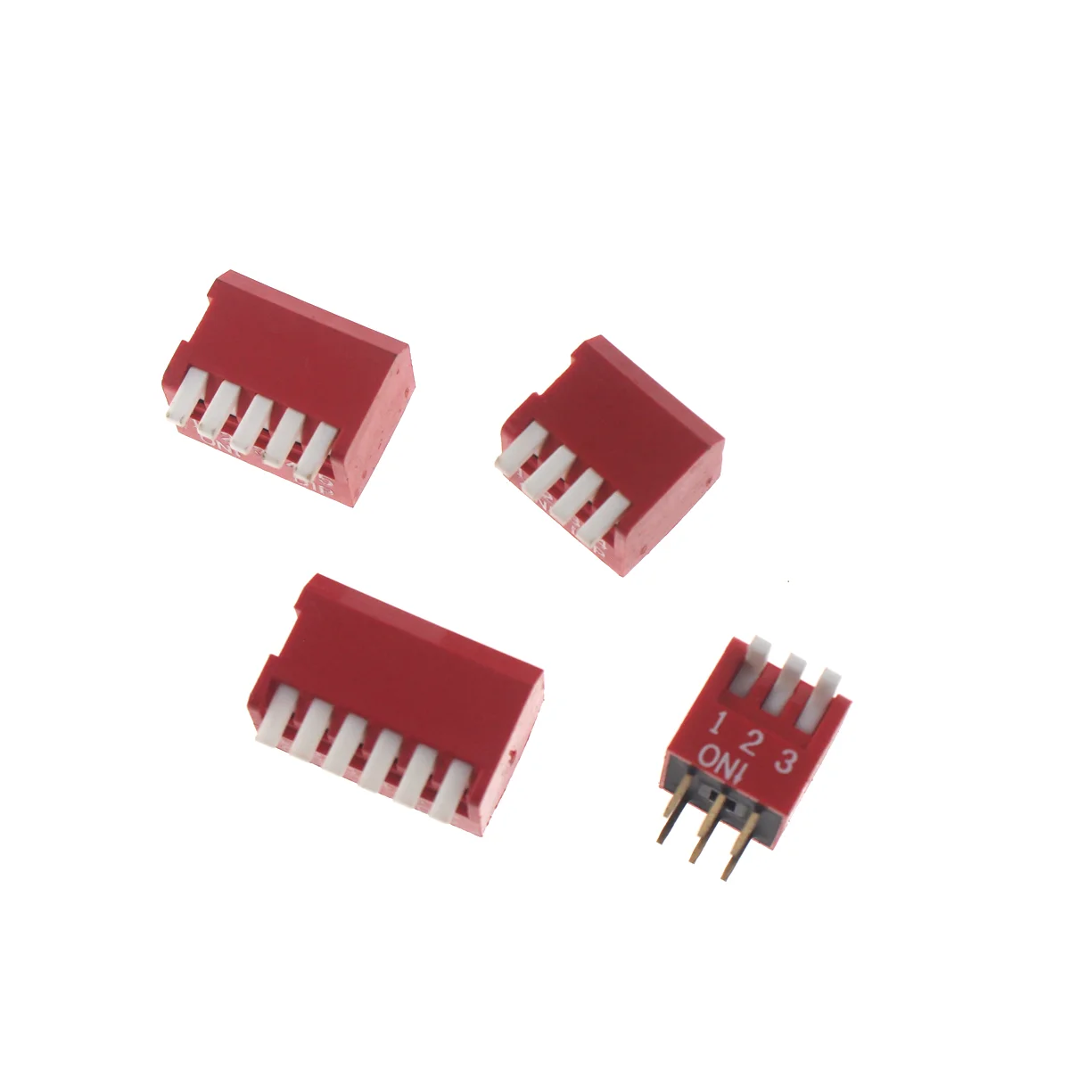 5PCS/Lot DIP Switch Coding DP-02/03/04/05/06/08/10P 2.54MM Side