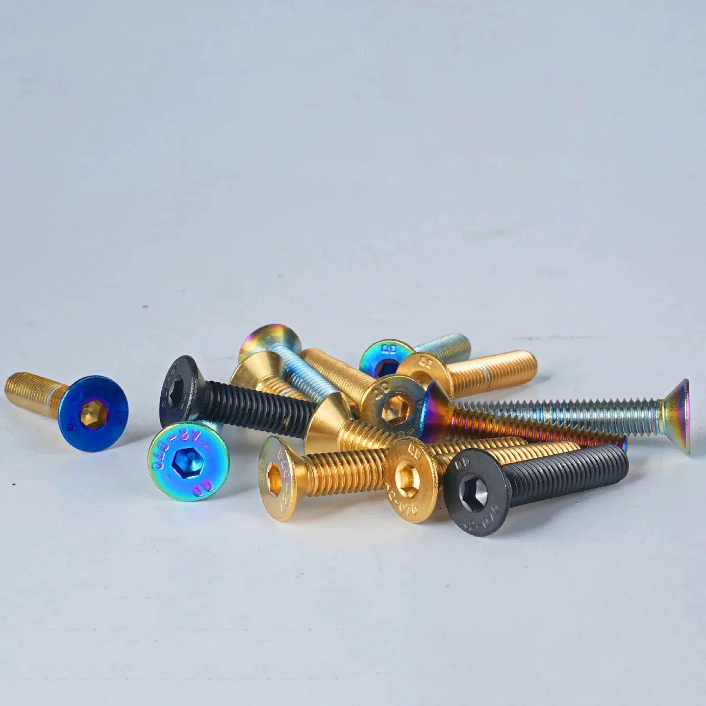 5Pcs M3 M4 M5 M6 304 Stainless Steel Flat Hex Coutersunk Head Screw for Motorcycle Modifications Screws and Bolts