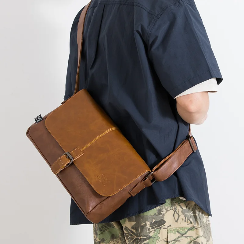 

Causal Shoulder Man Bag Japanese Teenager School Laptop Sling Men's Bag Streetwear Travel Cross Bag Messenger Bags for Men