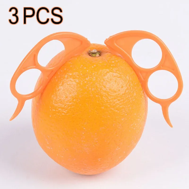 1/ 3pcs Orange Peelers Zesters Creative Fruit Lemon Oranges Peeler Slicer Stripper Easy To Open Citrus Tools Kitchen Accessories