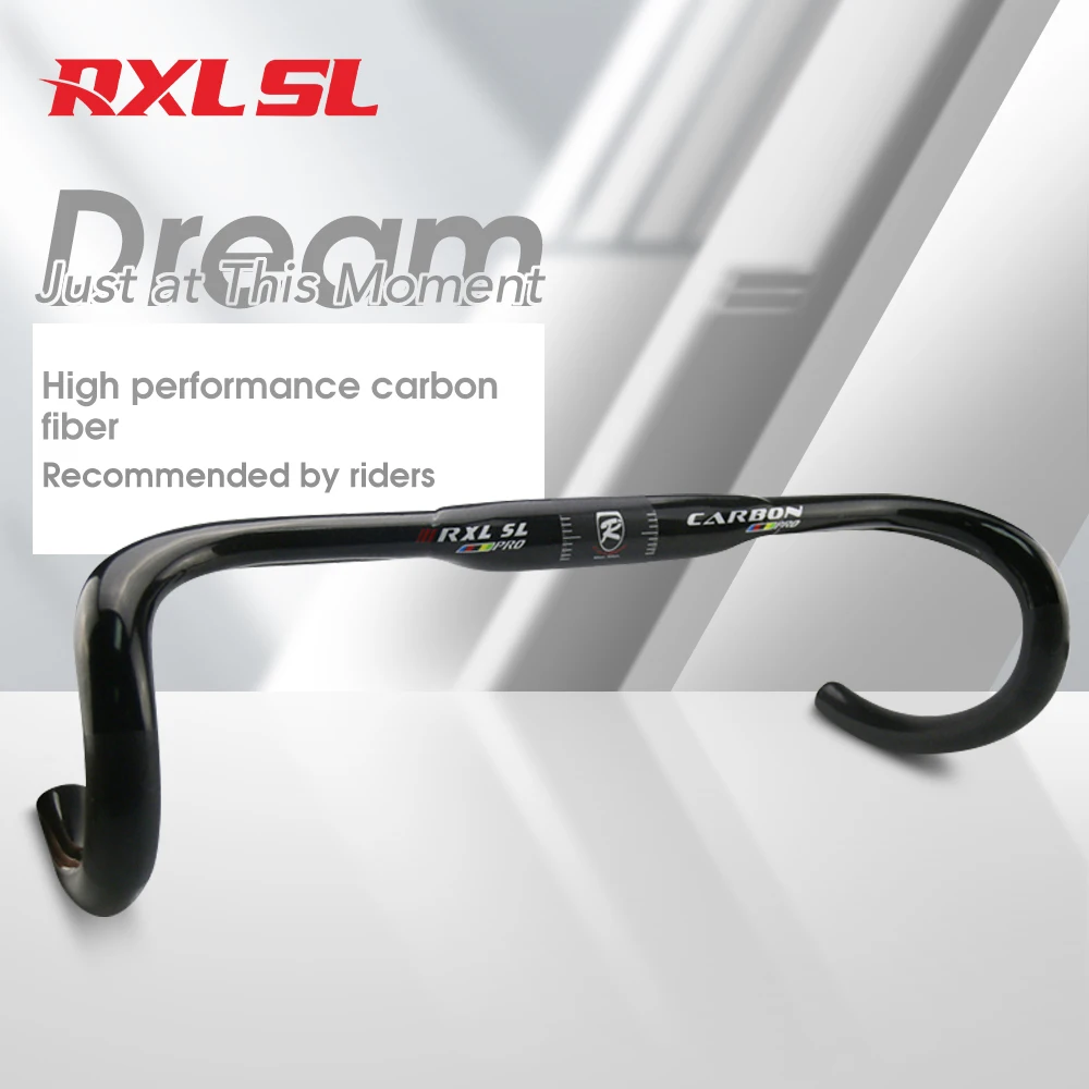 RXL SL Carbonfaser-Rennradlenker – 3K Matt-Finish Dropbar für Gravel- und Rennräder